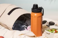 chladicí taška z recyklovaného plátna přírodní s potiskem loga - foto 7