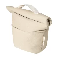 chladicí taška z recyklovaného plátna přírodní s potiskem loga