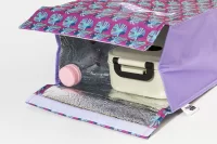 chladicí taška z RPET na zakázku bílá s potiskem loga - foto 7