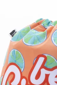 chladící vak se stahovací šňůrkou na zakázku bílá s potiskem loga - foto 4