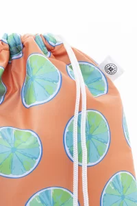 chladící vak se stahovací šňůrkou na zakázku bílá s potiskem loga - foto 5