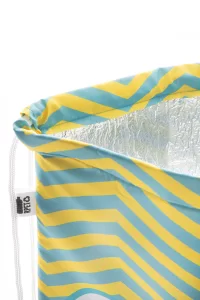 chladící vak se stahovací šňůrkou na zakázku bílá s potiskem loga - foto 6