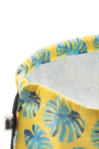 chladící vak se stahovací šňůrkou na zakázku černá s potiskem loga - foto 6