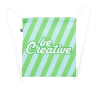 chladící vak se stahovací šňůrkou pro děti na zakázku bílá s potiskem loga - foto 2