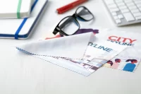 čistící hadřík na brýle bílá s potiskem loga - foto 7