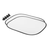 clony na boční okna auta pro sublimaci bílá s potiskem loga