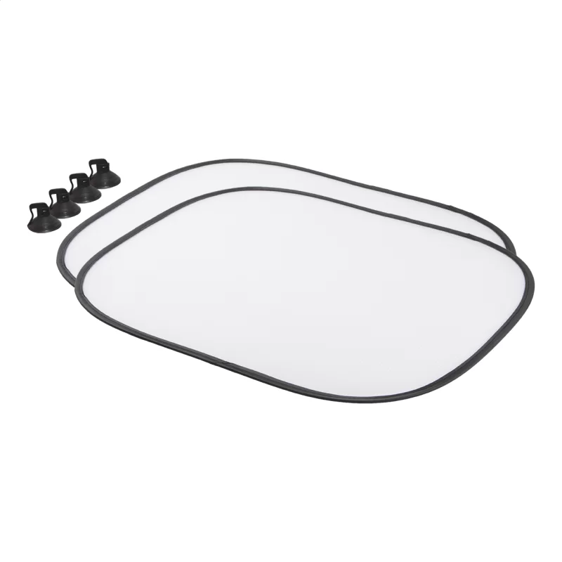 clony na boční okna auta pro sublimaci bílá s potiskem loga