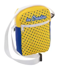 crossbody kabelka na zakázku bílá s potiskem loga