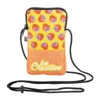 crossbody taštička na zakázku černá s potiskem loga - foto 2