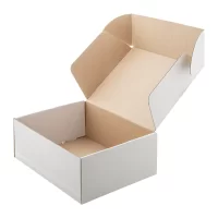 dárková krabice bílá s potiskem loga - foto 2