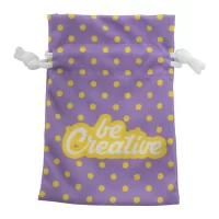 dárkový pytlík na zakázku, malý bílá s potiskem loga - foto 3