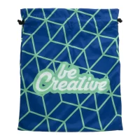 dárkový pytlík na zakázku, velký černá s potiskem loga - foto 3