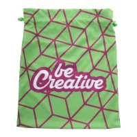 dárkový pytlík na zakázku, velký zelená s potiskem loga - foto 3
