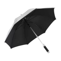 deštník stříbrná s potiskem loga - foto 2