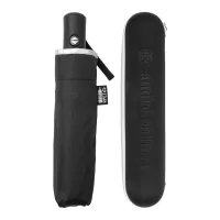 deštník z RPET černá s potiskem loga - foto 6