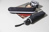 deštník z RPET černá s potiskem loga - foto 7