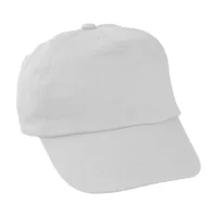 dětská čepice bílá s potiskem loga