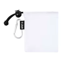 dětská pláštěnka bílá s potiskem loga