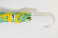 dětský deštník z RPET na zakázku bílá s potiskem loga - foto 4