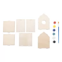 DIY ptačí budka přírodní s potiskem loga - foto 2