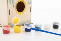 DIY ptačí budka přírodní s potiskem loga - foto 5