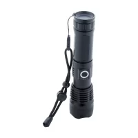 dobíjecí baterka černá s potiskem loga - foto 3