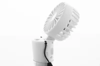 dobíjecí vodní rozprašovací větráček bílá s potiskem loga - foto 4