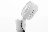 dobíjecí vodní rozprašovací větráček bílá s potiskem loga - foto 7