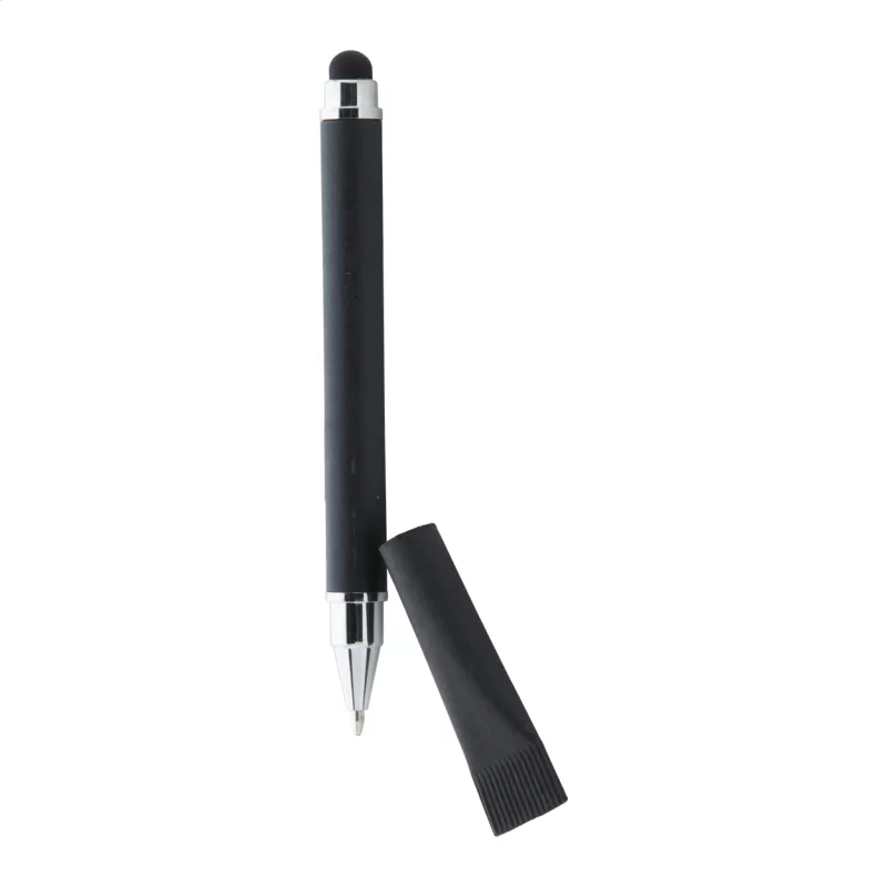dotykové kuličkové pero černá s potiskem loga