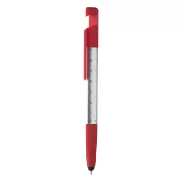 dotykové kuličkové pero červená s potiskem loga
