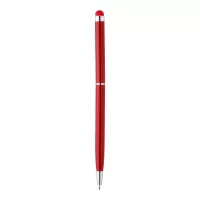 dotykové kuličkové pero červená s potiskem loga - foto 3