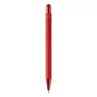 dotykové kuličkové pero červená s potiskem loga - foto 2