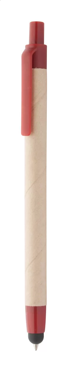 dotykové kuličkové pero přírodní s potiskem loga