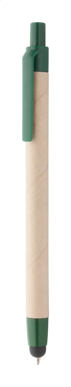 dotykové kuličkové pero přírodní s potiskem loga