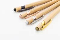 dotykové kuličkové pero růžová s potiskem loga - foto 4