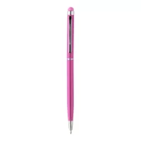 dotykové kuličkové pero růžová s potiskem loga - foto 2