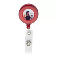 držák na karty červená s potiskem loga - foto 3