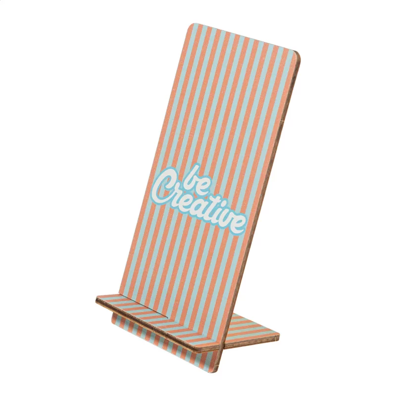 držák na mobil na zakázku přírodní s potiskem loga