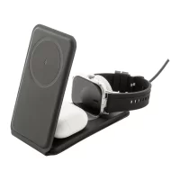 držák na mobil RPU, bezdrátová nabíječka černá s potiskem loga - foto 13