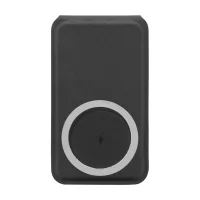 držák na mobil RPU, bezdrátová nabíječka černá s potiskem loga - foto 3