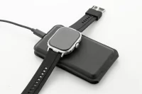 držák na mobil RPU, bezdrátová nabíječka černá s potiskem loga - foto 6