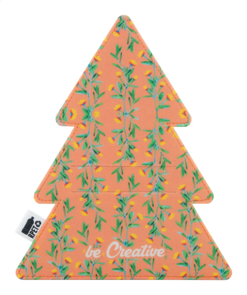 držák na příbory RPET na zakázku šedá s potiskem loga