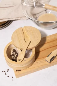 držák na slánku a pepř přírodní s potiskem loga - foto 7