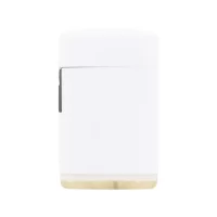 elektrický zapalovač bílá s potiskem loga