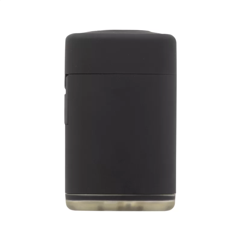 elektrický zapalovač černá s potiskem loga