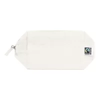 Fairtrade kosmetická taštička přírodní s potiskem loga - foto 3