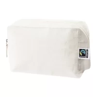 Fairtrade kosmetická taštička přírodní s potiskem loga