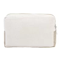 Fairtrade kosmetická taštička přírodní s potiskem loga - foto 3