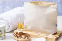 Fairtrade kosmetická taštička přírodní s potiskem loga - foto 5