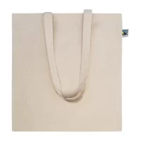 Fairtrade nákupní taška přírodní s potiskem loga - foto 2